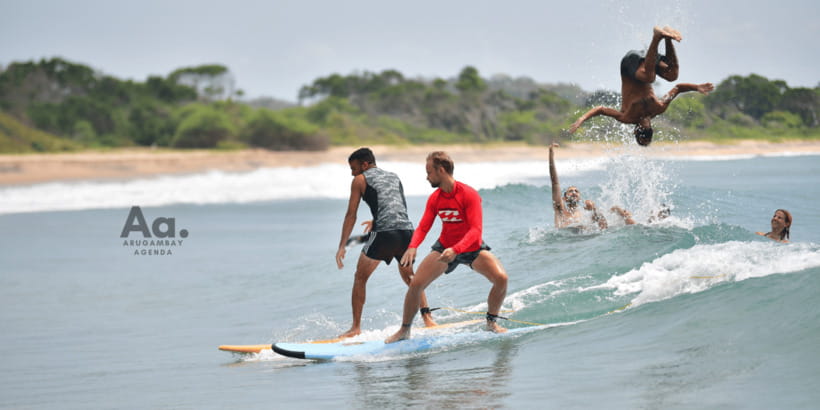 Arugam Bay Surf Lessons : Beginner Surf Experience - Getting to Arugam Bay by tuktuk, and what to expect on arrival
