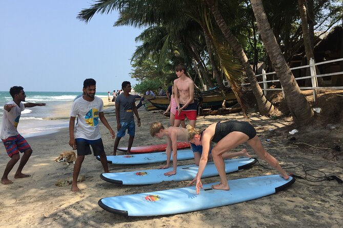 Beginner Surf Lesson in Arugam Bay - The 1 hour coached, free 30 minutes practice setup