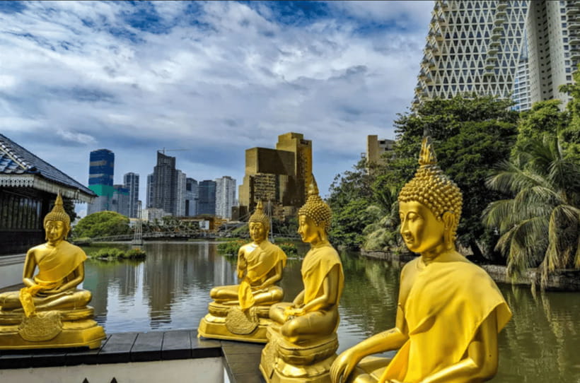 Colombo City Tour with Entry Tickets & Hotel Pickup - Viharamahadevi Park by Town Hall: shade, statues, and a calmer beat