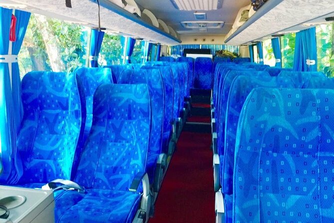 Colombo to Kandy Bus (Reserved Seats) - Air Conditioned - On the Road: Air Conditioning, Adjustable Seats, and Bag Storage