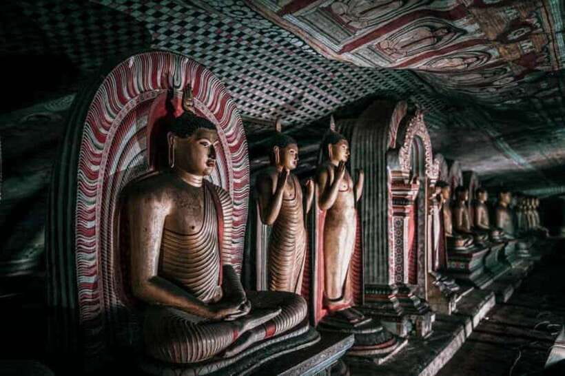 From Kandy: Sigiriya Guided Tuk-Tuk Tour - Dambulla Cave Temple: Five Caves, Frescoes, and the 2,000-Year Feeling