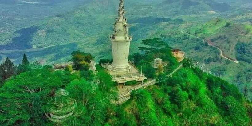 From Negombo: Ambuluwawa Tower & Tea Factory,Kandy Day Trip - Ambuluwawa Tower: panoramic views and a slightly nerve-wracking climb