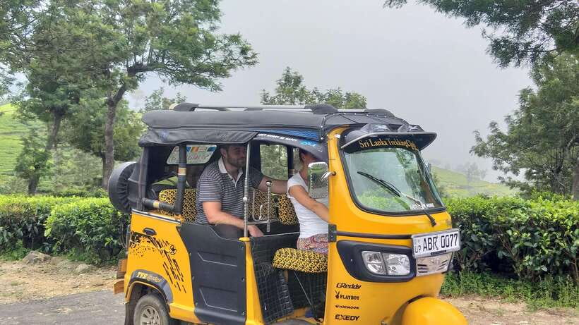 Haputale:Glorious Tuk Tuk Ride to Lipton'sSeat & Tea Factory - Getting to Lipton’s Seat: Views, a Statue, and a Strong Tea Connection