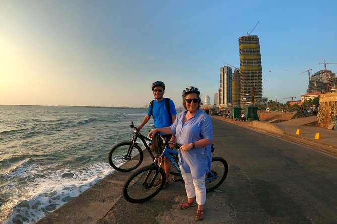 Luxury Night Cycle Tour of Colombo - Slave Island and the Grand Oriental Hotel area: hard topics, short stops