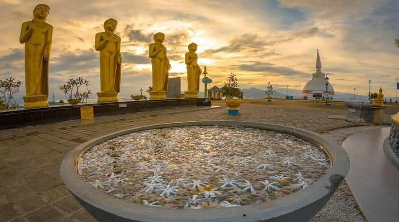 Morning Sunrise Tour/Evening Sunset Tour To Nelligala Temple - Nelligala International Buddhist Centre: Buddha, calm, and a big view