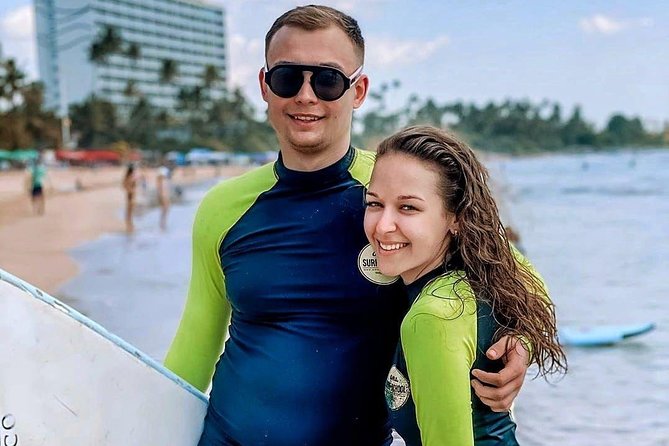 PRIVATE Surf lesson for Beginners Couple - Foam boards to fibreglass: how progression is built in
