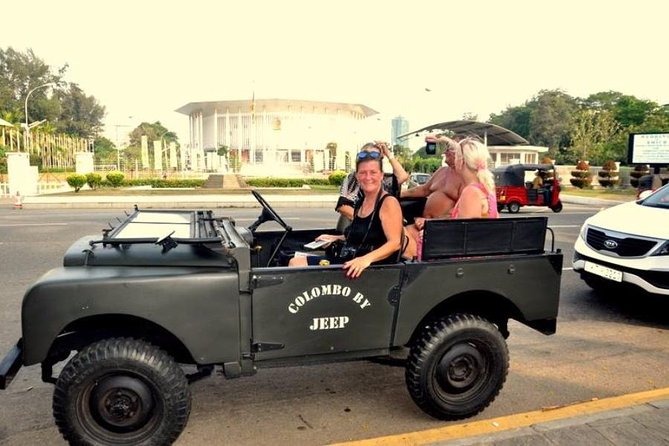 Private Tour of Colombo in a World War II Jeep - First hour in central Colombo: the major sights loop fast