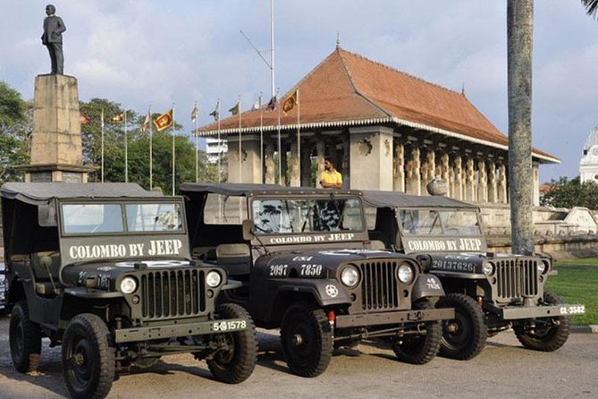 Private Tour of Colombo in a World War II Jeep - Heat and comfort: parasols, shade, and the included drinks