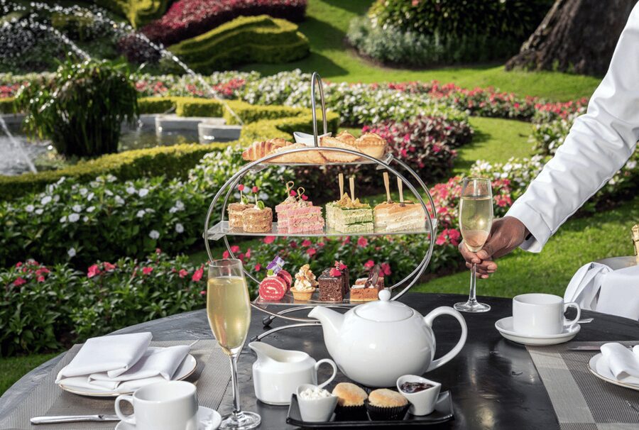 Royal Afternoon Tea at the Grand Nuwara Eliya + Bubbly! - Sparkling wine at your table: the mood boost and the timing factor