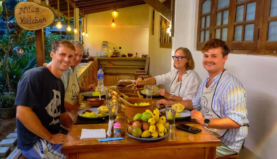 Sri Lankan Cookery with Nilu - Dessert at the End, Plus How You Carry It Home