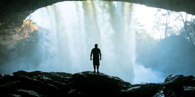 Thrills of Kitulgala - Waterfall abseiling: the thrill is controlled, not reckless