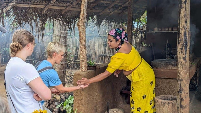 Udawalawe: Farm to Table Cooking & Authe: Village Experience - The communal meal you cook, then sit down and enjoy