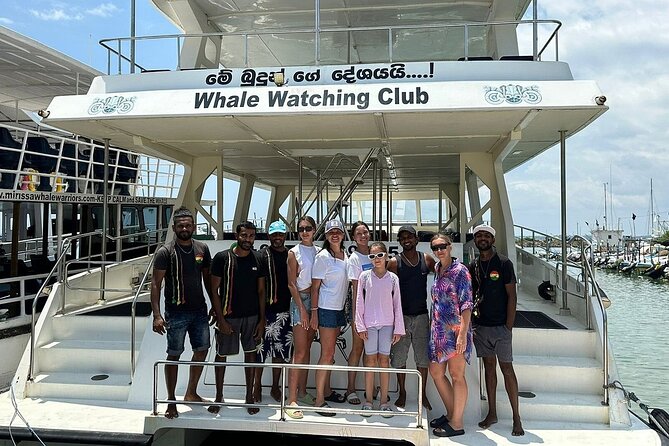 Whale Watching Mirissa with ( WWC ) - The Queen Whale catamaran: fast, roomy, and built for viewing
