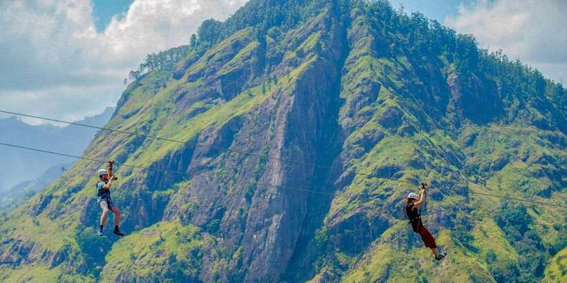 Zip Lining in Ella - Ella Teas and Cloud-Forest Views, From a Zip-Line Above It All